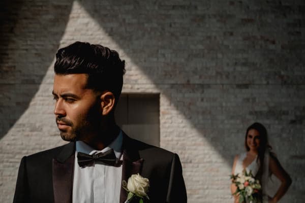 Authentic wedding emotions